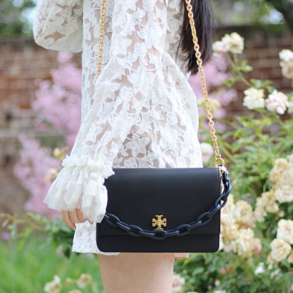 Tory Burch Kira Double Strap Shoulder Bag – Timeless Elegance and Versatility!